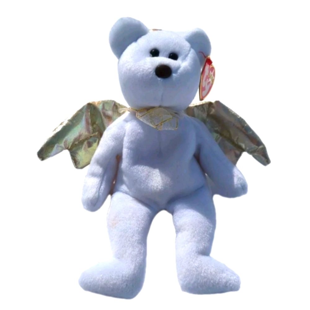 Halo II Angel the Bear 2000 Ty Beanie Baby With Mint Tags